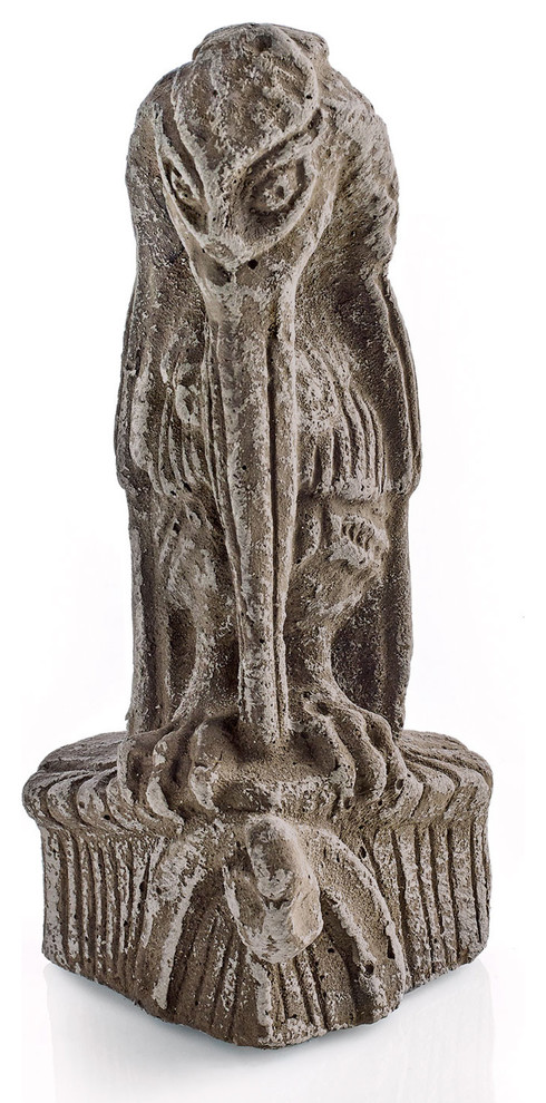 Notre Dame Gargoyles - Cast Cement Replicas 6" Tall Outdoor Decor - Pelican