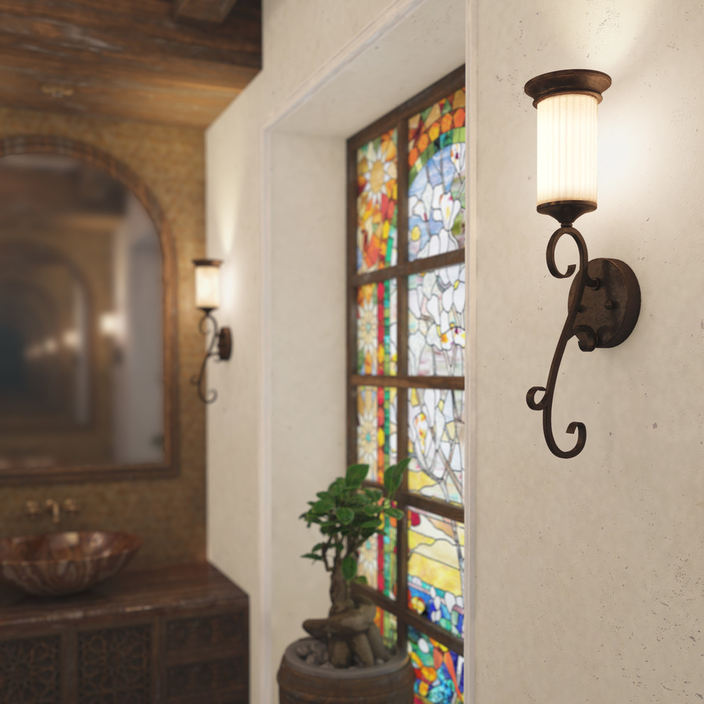 Зональное освещение в ванной комнате