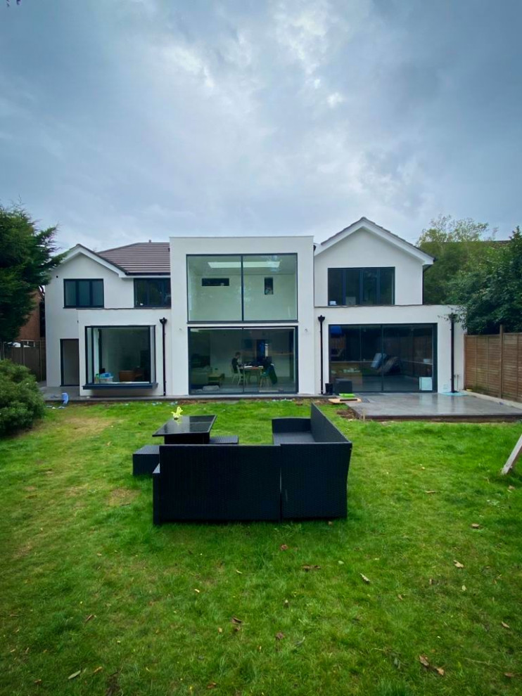 Full house refurbishment with double storey extension
