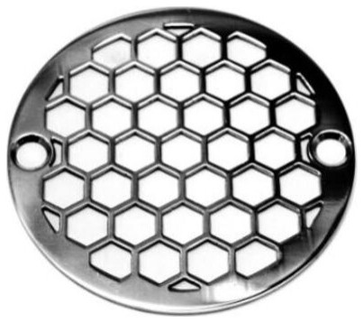 3.25" Round Shower Drain Cover | Honeycomb