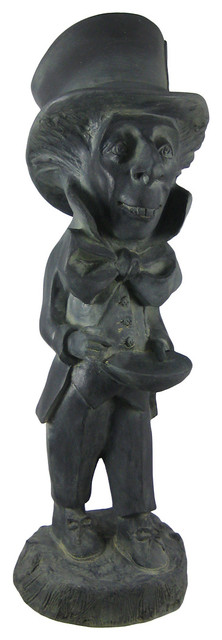 Alice, Wonderland Mad Hatter Garden Patio Statue - Traditional ... Alice, Wonderland Mad Hatter Garden Patio Statue - Traditional ...