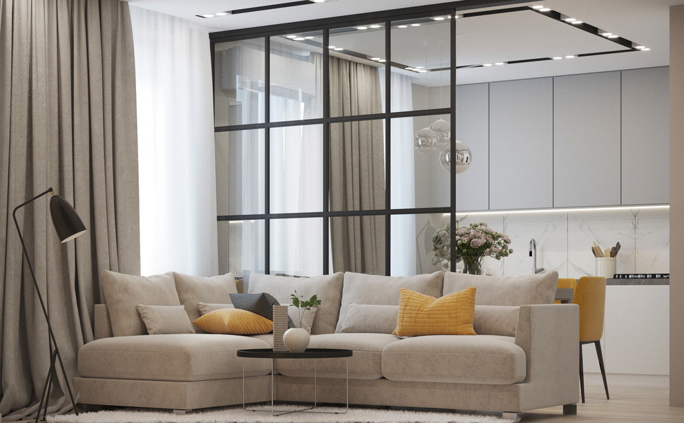 Проект трехкомнатной квартиры на Малом переулке