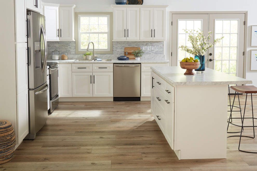 Malibu White Shaker Cabinets - Transitional - Kitchen - Other - by ...