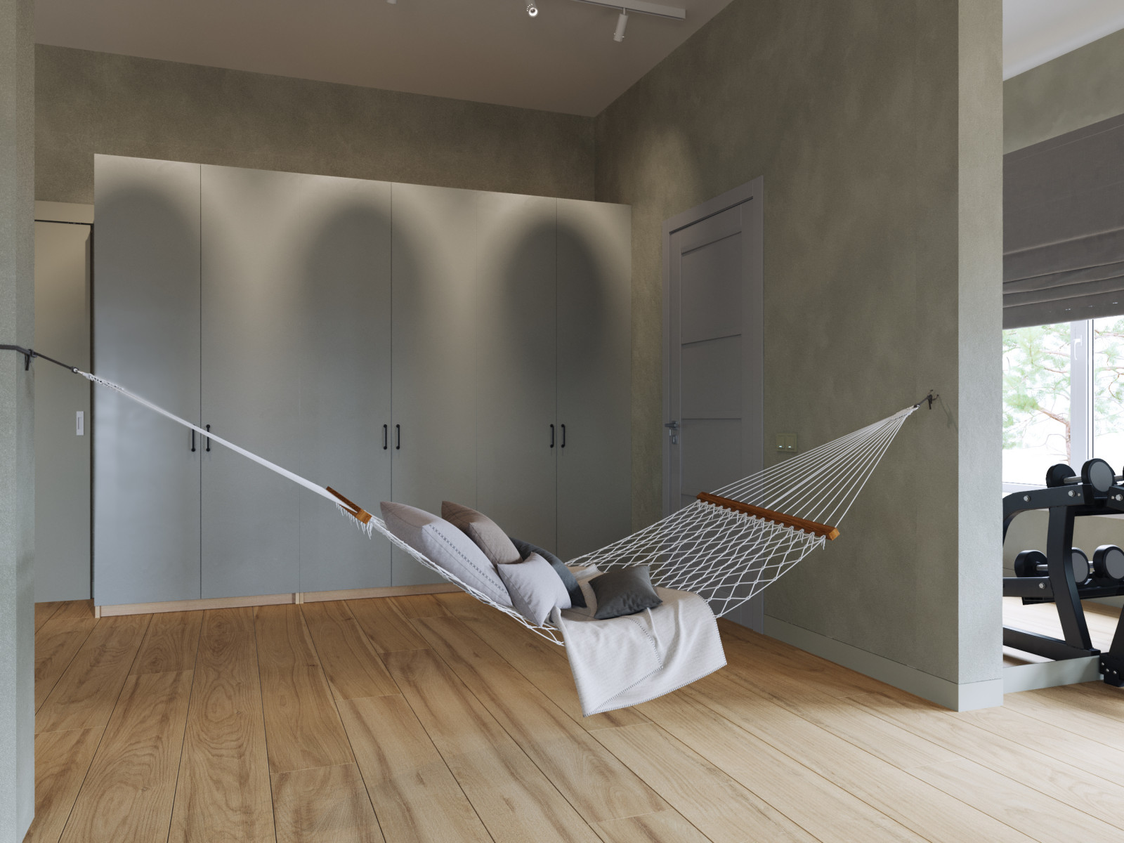 Дом в Орловской области (кухня-гостиная)