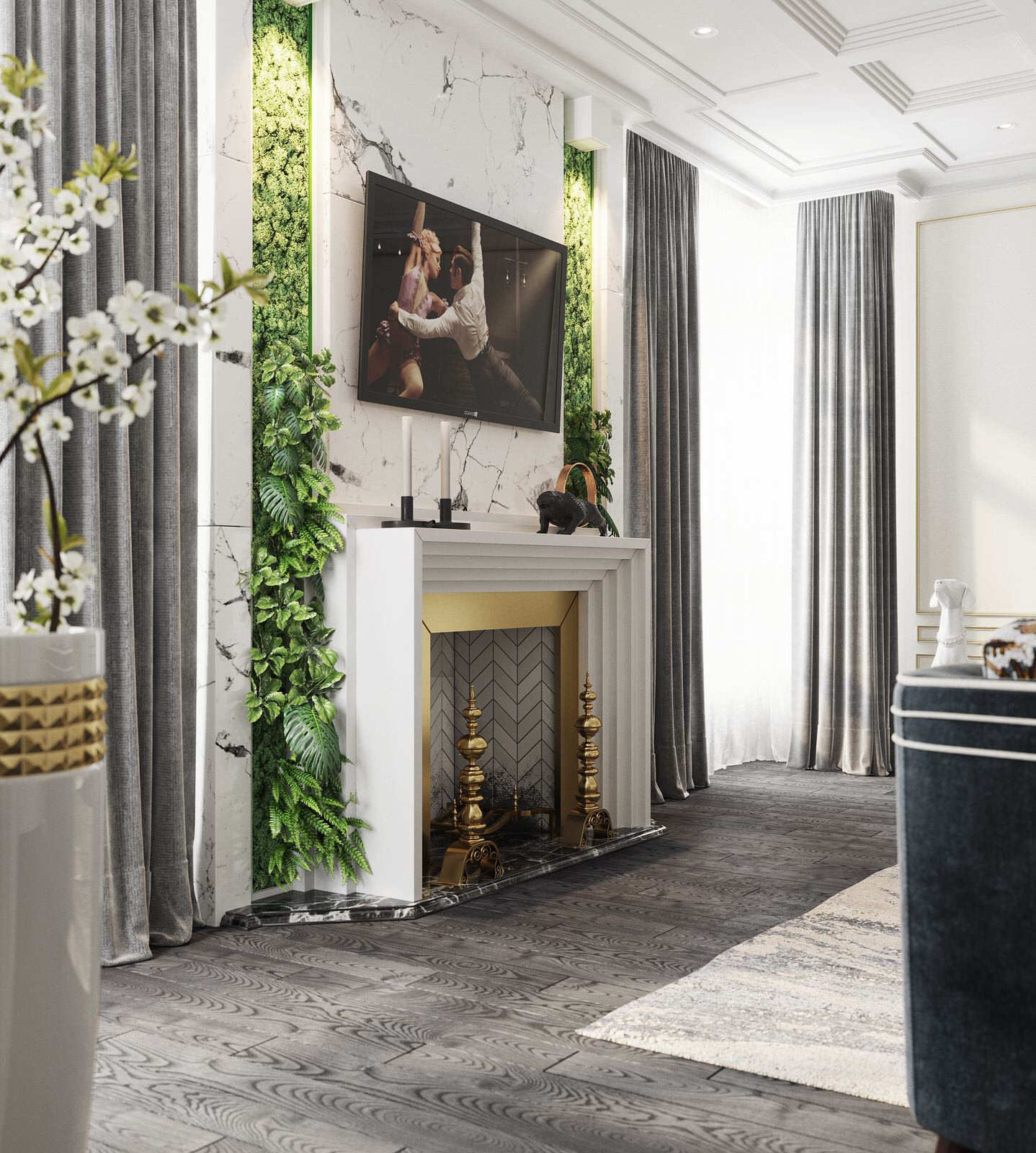 Квартира неоклассика 170м2