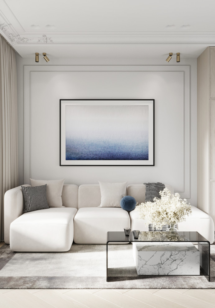 Однокомнатная квартира в стиле современной классики