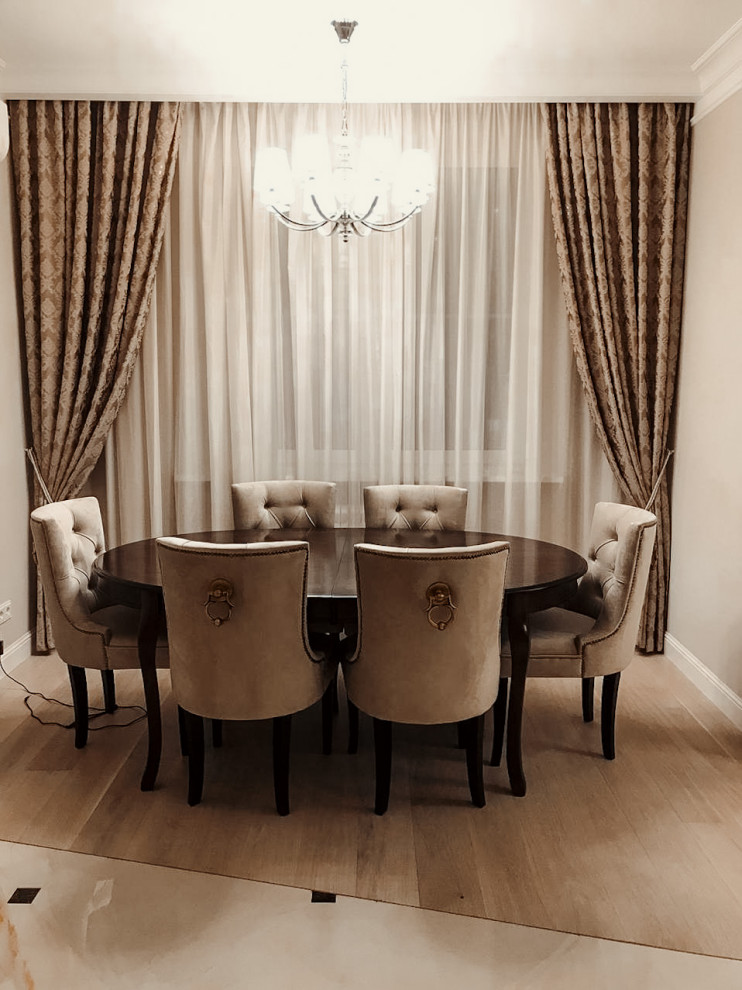 Квартира в классическом стиле. Сравнение 3д и фото