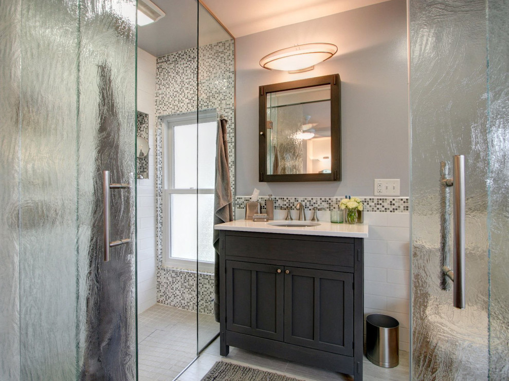 Bathroom - craftsman bathroom idea in Denver