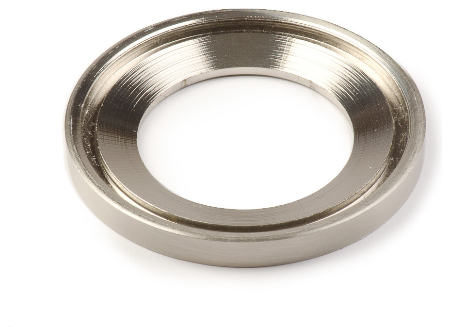 Vessel Sink Mounting Ring, Brushed Nickel Contemporary Bathroom