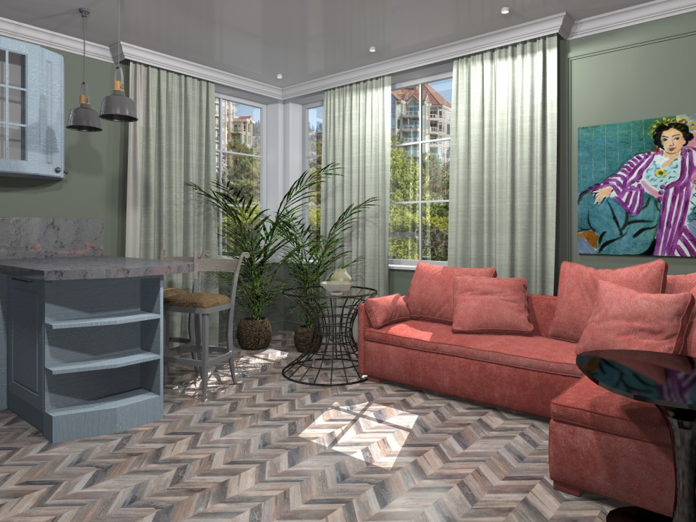 Кухня гостиная