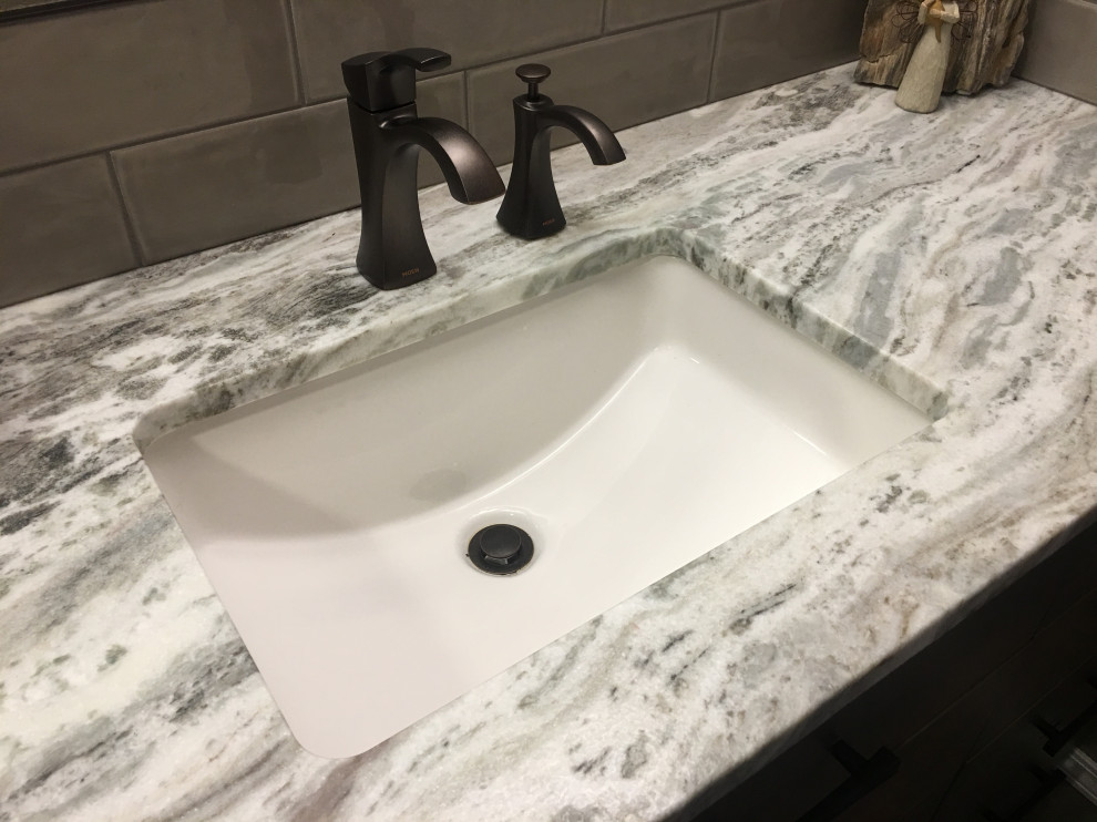 Inspiration for a transitional home design remodel in Seattle