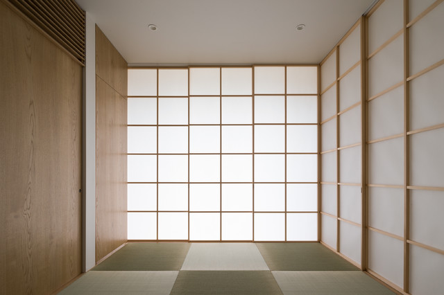 三島の家 minimalistisch-wohnbereich