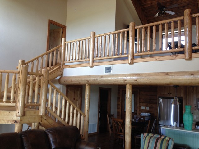 Log Cabins Fort Worth Rustic Staircase Dallas By Fresh