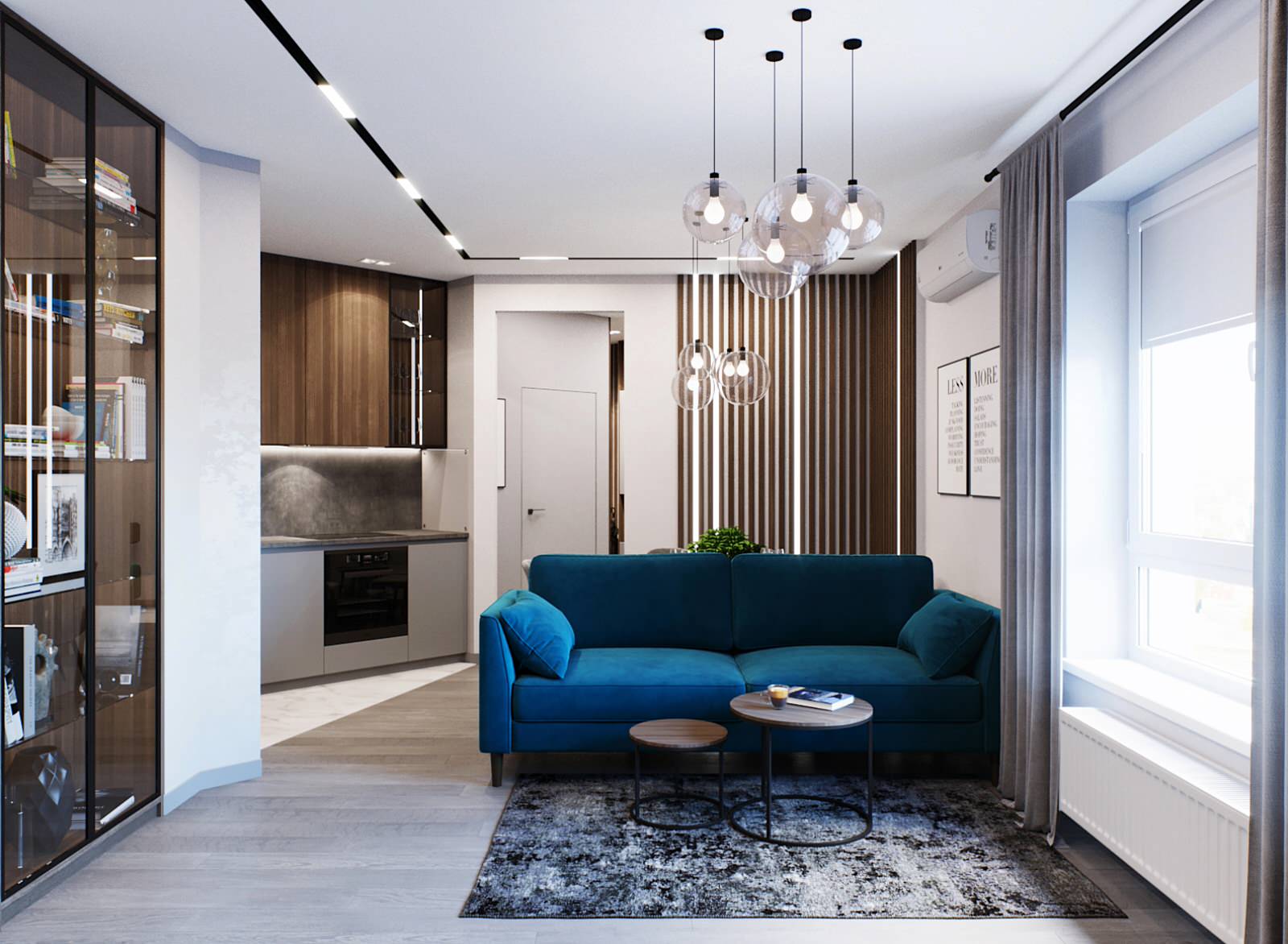 Проект квартиры 63,7кв.м. для молодой семьи