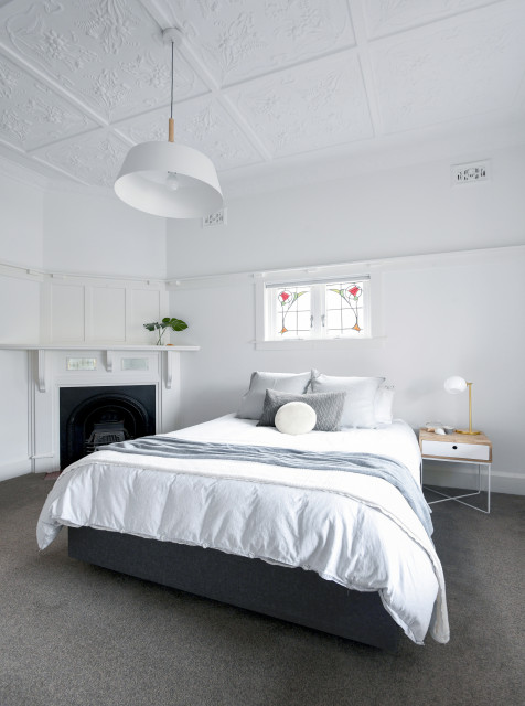 Bedroom with historic features contemporary-bedroom