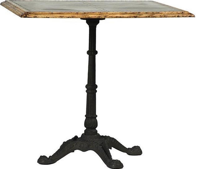 Vintage Antiqued Oak Bistro Table Vintage Antiqued Oak Bistro Table