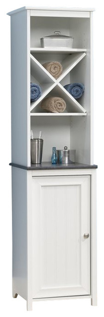 White Bathroom Linen Tower caraway linen tower, soft white - contemporary - bathroom cabinets White Bathroom Linen Tower caraway linen tower, soft white - contemporary - bathroom cabinets
