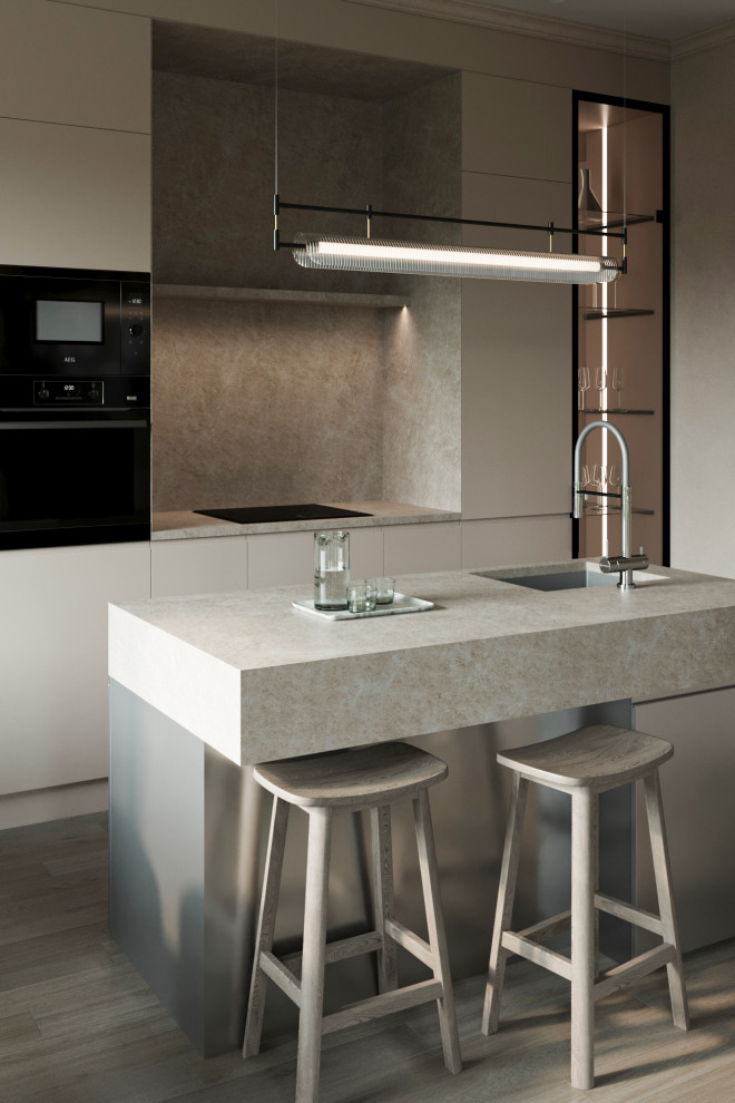 Кухня-гостиная в частном доме