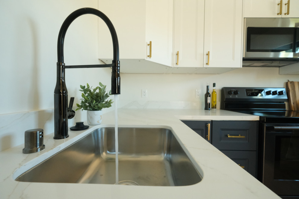 Contemporary Kitchen & Bath remodel