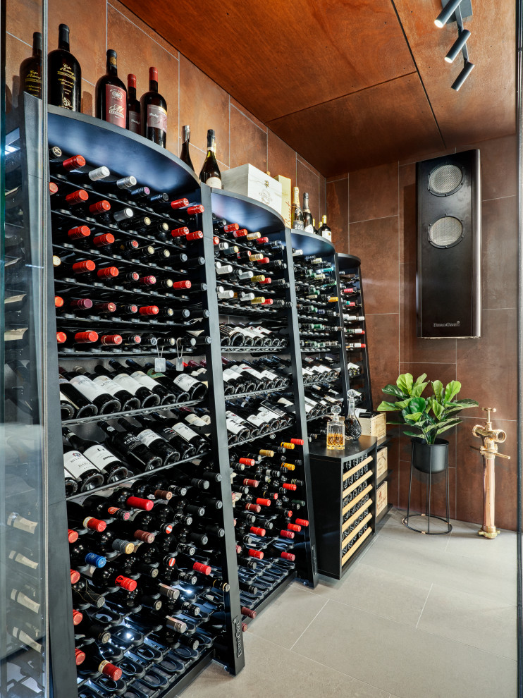 St Lucia Modern Wine Cellar Brisbane by Baahouse + Baastudio