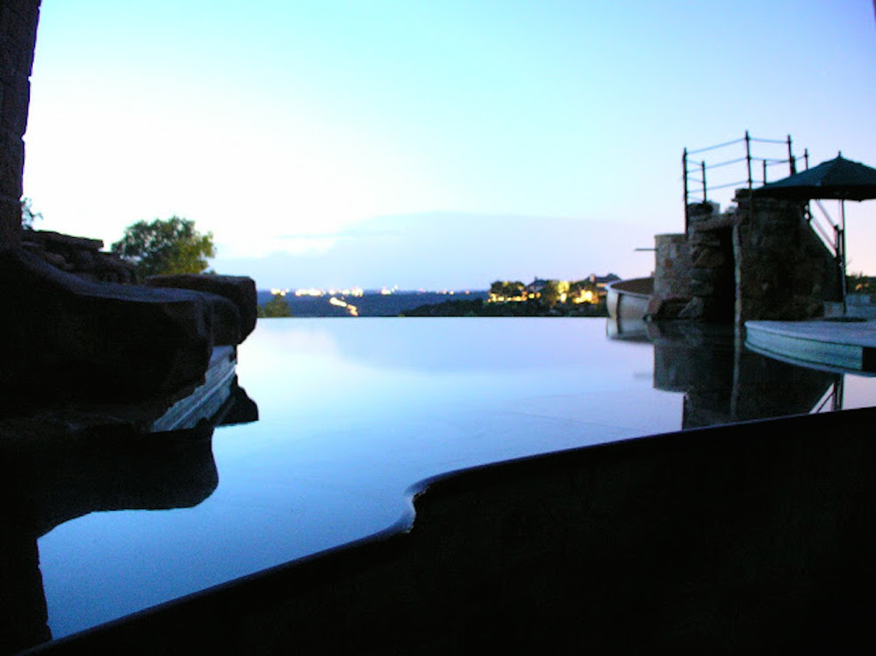 Inspiration for an infinity pool remodel in Austin