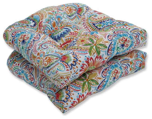 Gilford Festival Wicker Seat Cushions Set Of 2 19 X19 X5