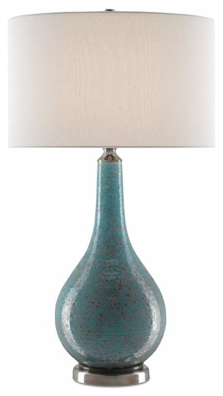 Currey And Company 6000 0114 Antiqua 1 Light Vase Style Table Lamp