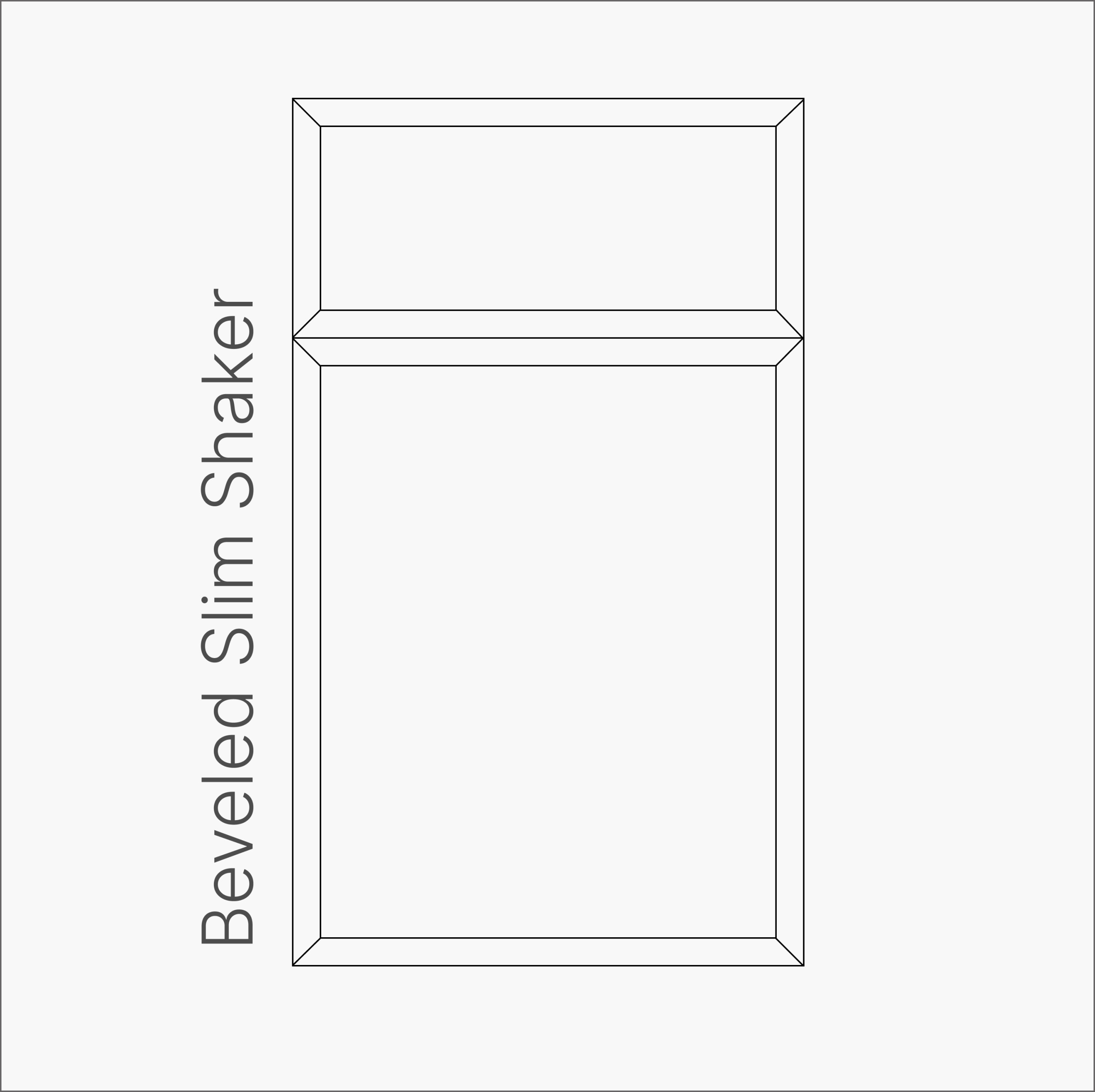 Beveled Slim Shaker
