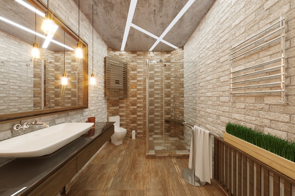 Загородный дом в современном лофте