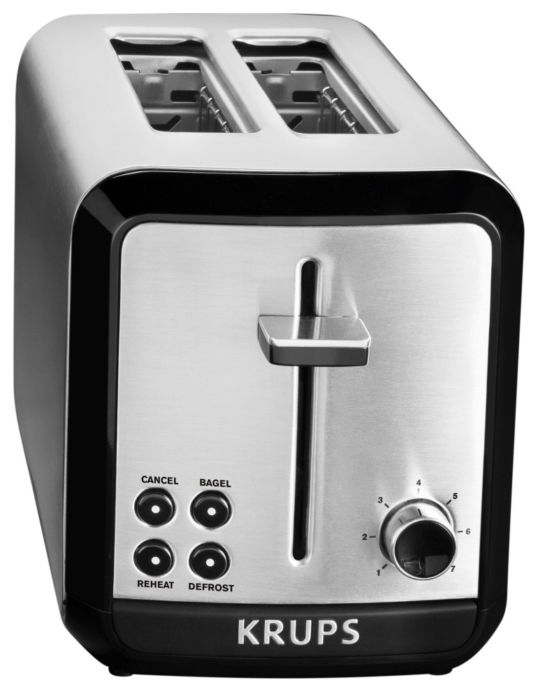 Krups Savoy Stainless Steel 2-Slice Toaster - Modern - Toasters - by ...