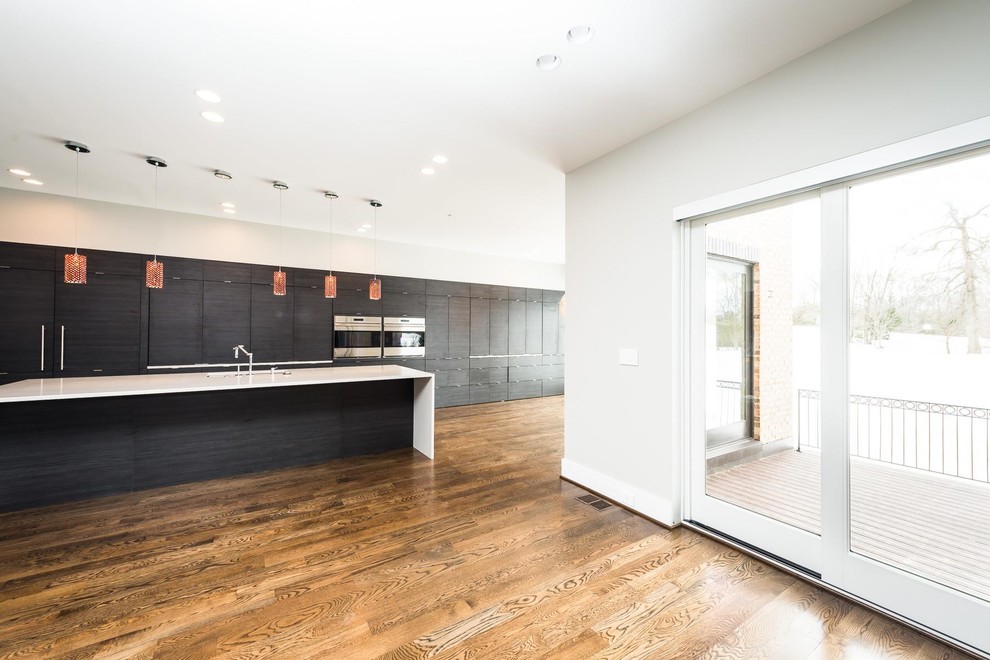 Example of a minimalist kitchen design in DC Metro