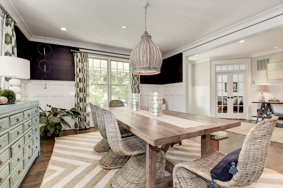 Transitional home design photo in DC Metro