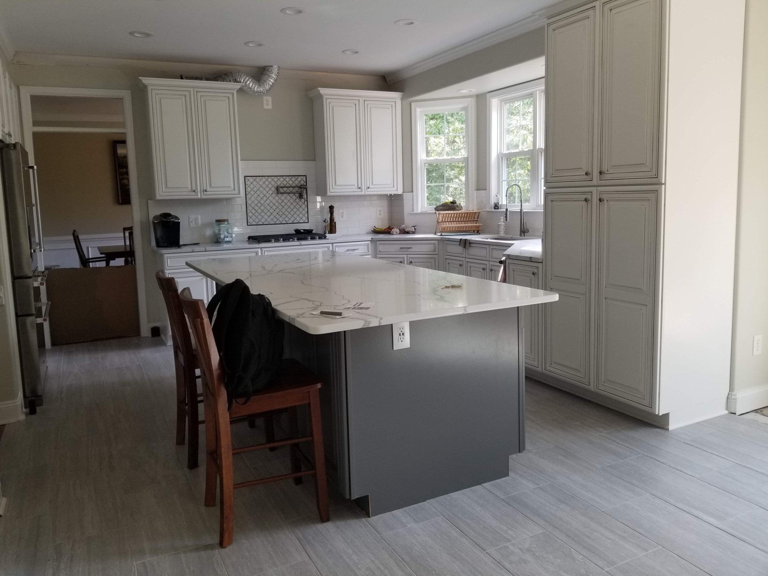 Linen Glazed Kitchen Remodel