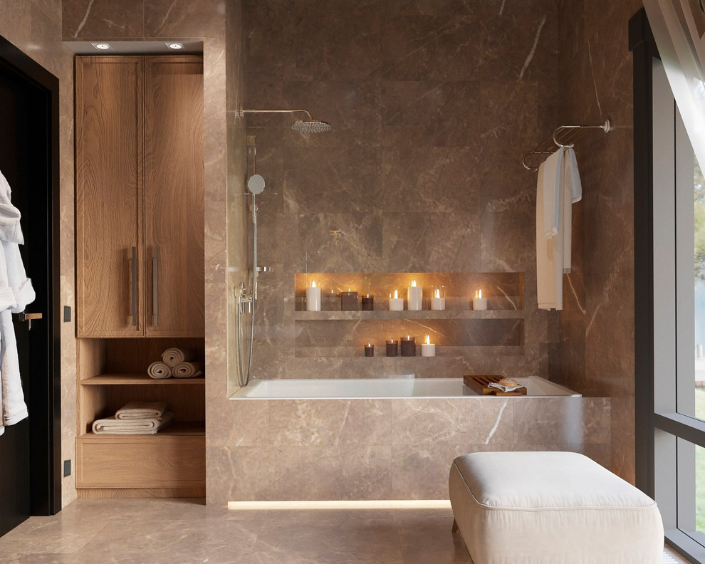 Дом элементами современного шале