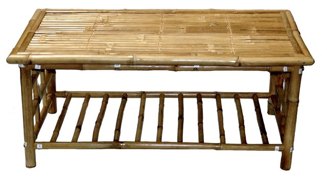 42 In Bamboo Folding Coffee Table With Magazine Rack 42 In Bamboo Folding Coffee Table With Magazine Rack