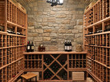 Traditional Wine Cellar by Hensley Custom Building Group