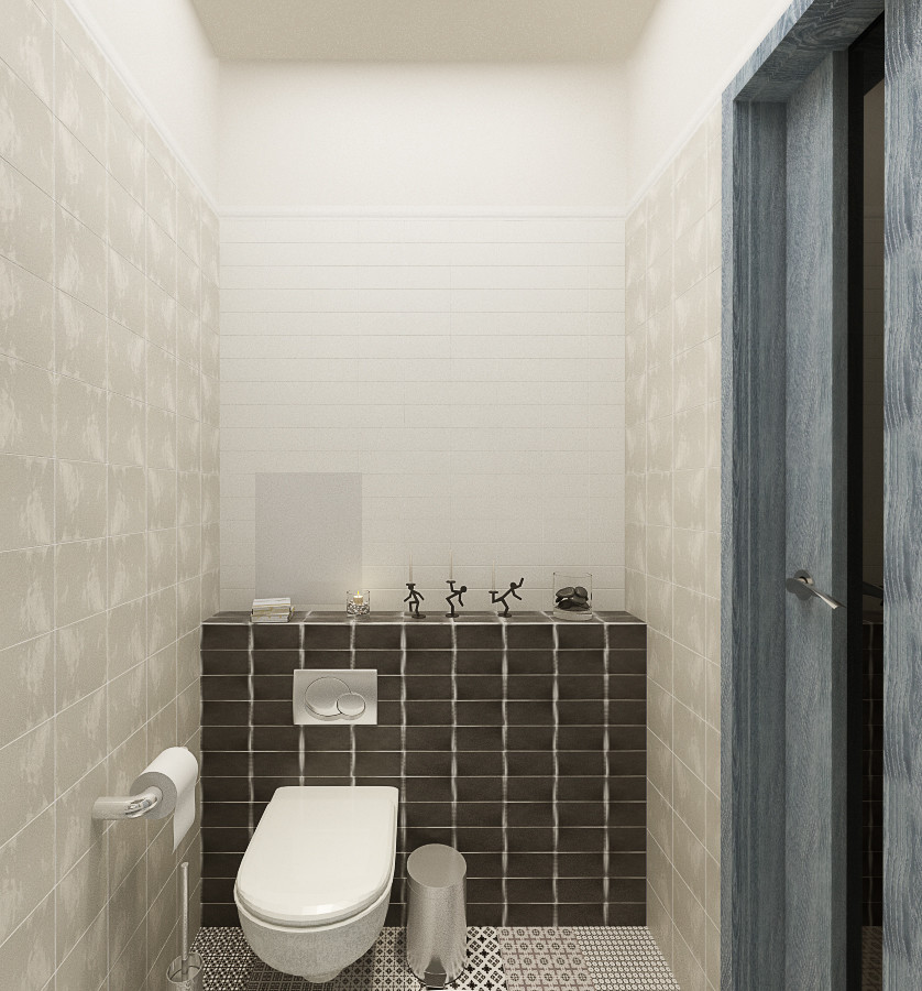 Дизайн интерьера однокомнатной квартиры.Современная класиика