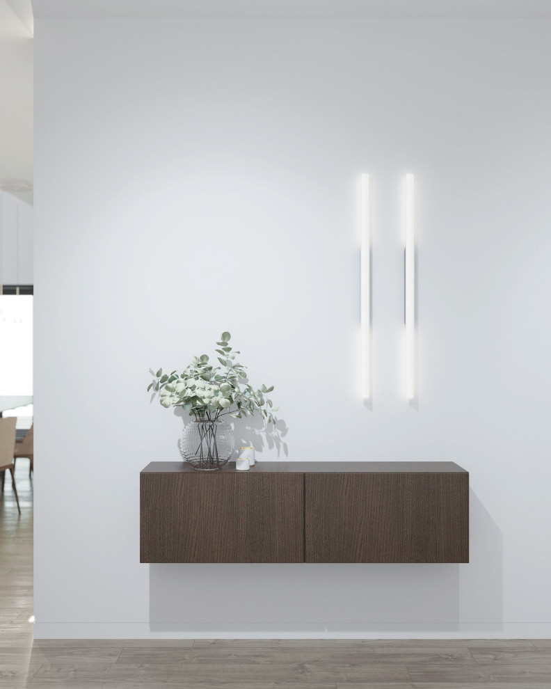 Y-house. Дизайн интерьера двухэтажного дома.