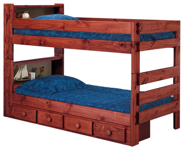 Ameriwood Twin Bookcase Bunk Bed Transitional Beds By Ameriwood Twin Bookcase Bunk Bed Transitional Beds By Totally Kids Fun Furniture Toys