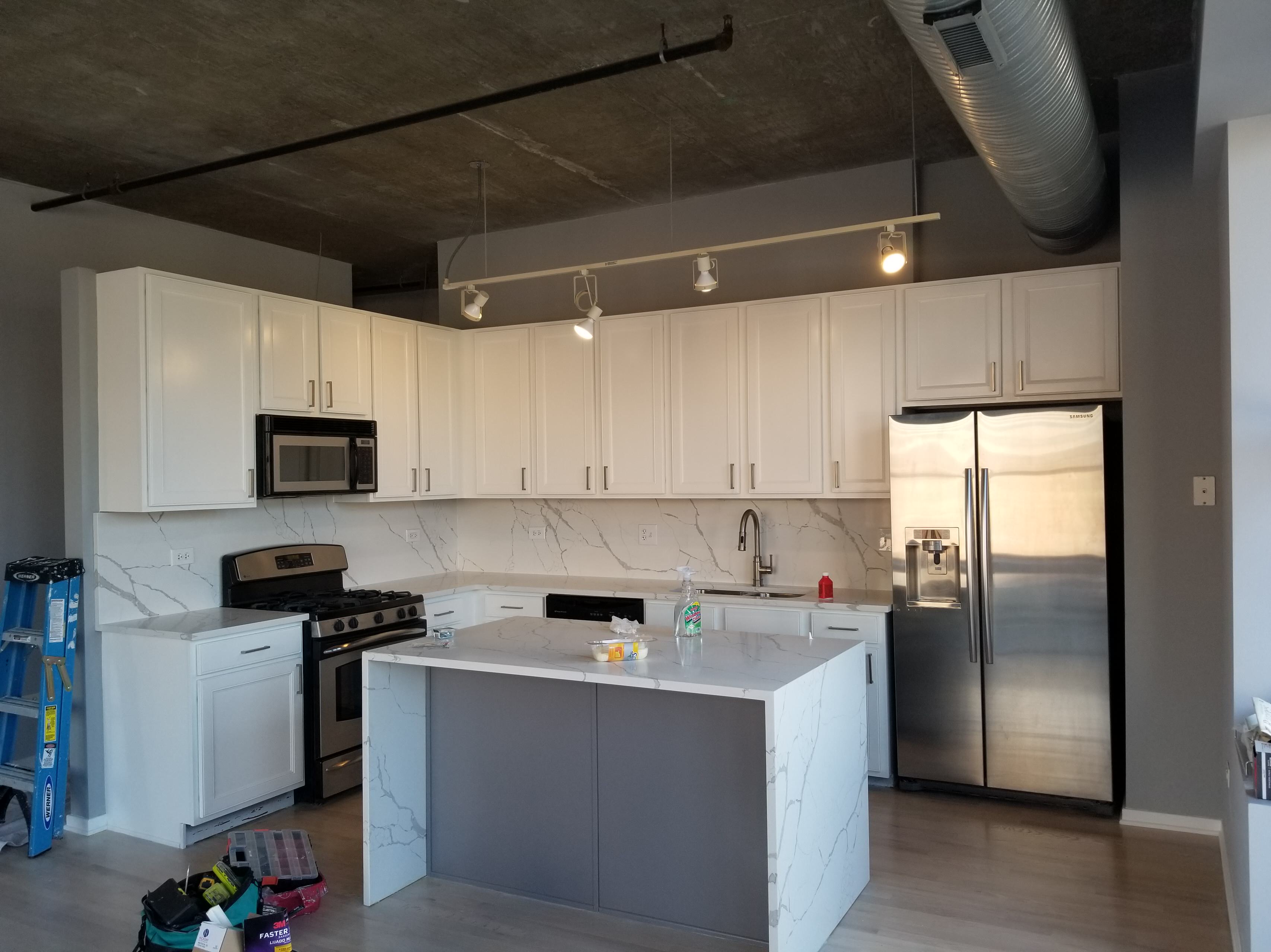 kitchen makeover  and cabinets refinish
