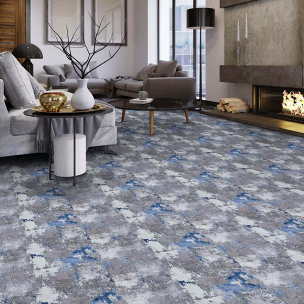 Amalfi Modern Marble Pattern Indoor Area Rug Accent Rug Carpet, 9x9