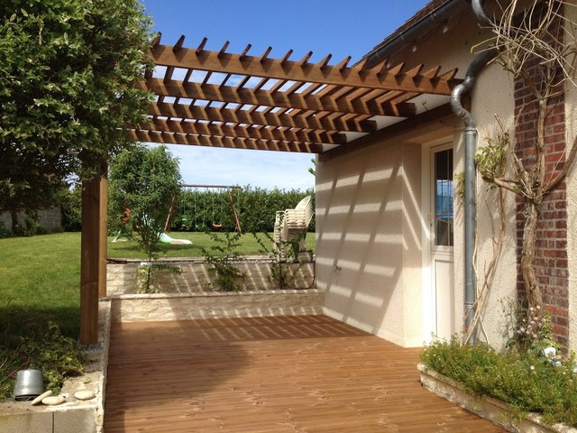 Pergolas moderno-porche