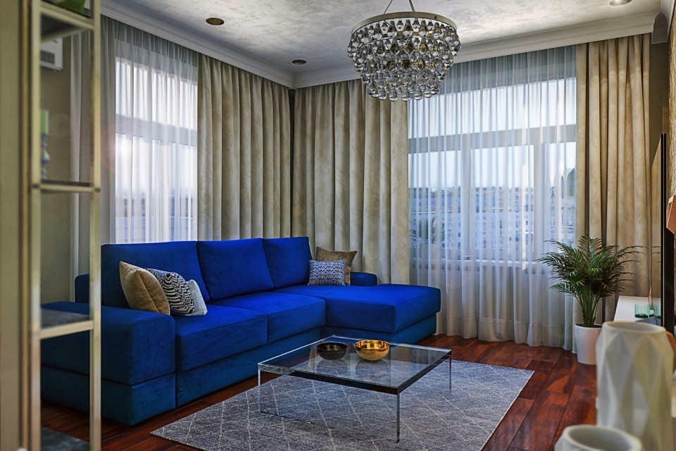 ДИЗАЙН ИНТЕРЬЕРА КВАРТИРЫ 80 КВ.М. В ЖК "ВОЛЖСКАЯ РИВЬЕРА"