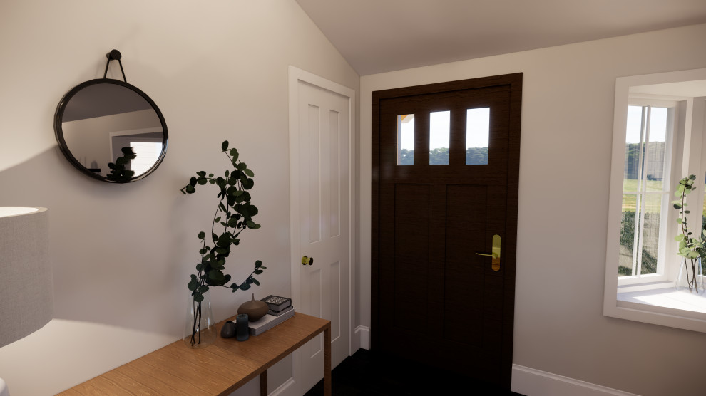 Transitional entryway photo in New York