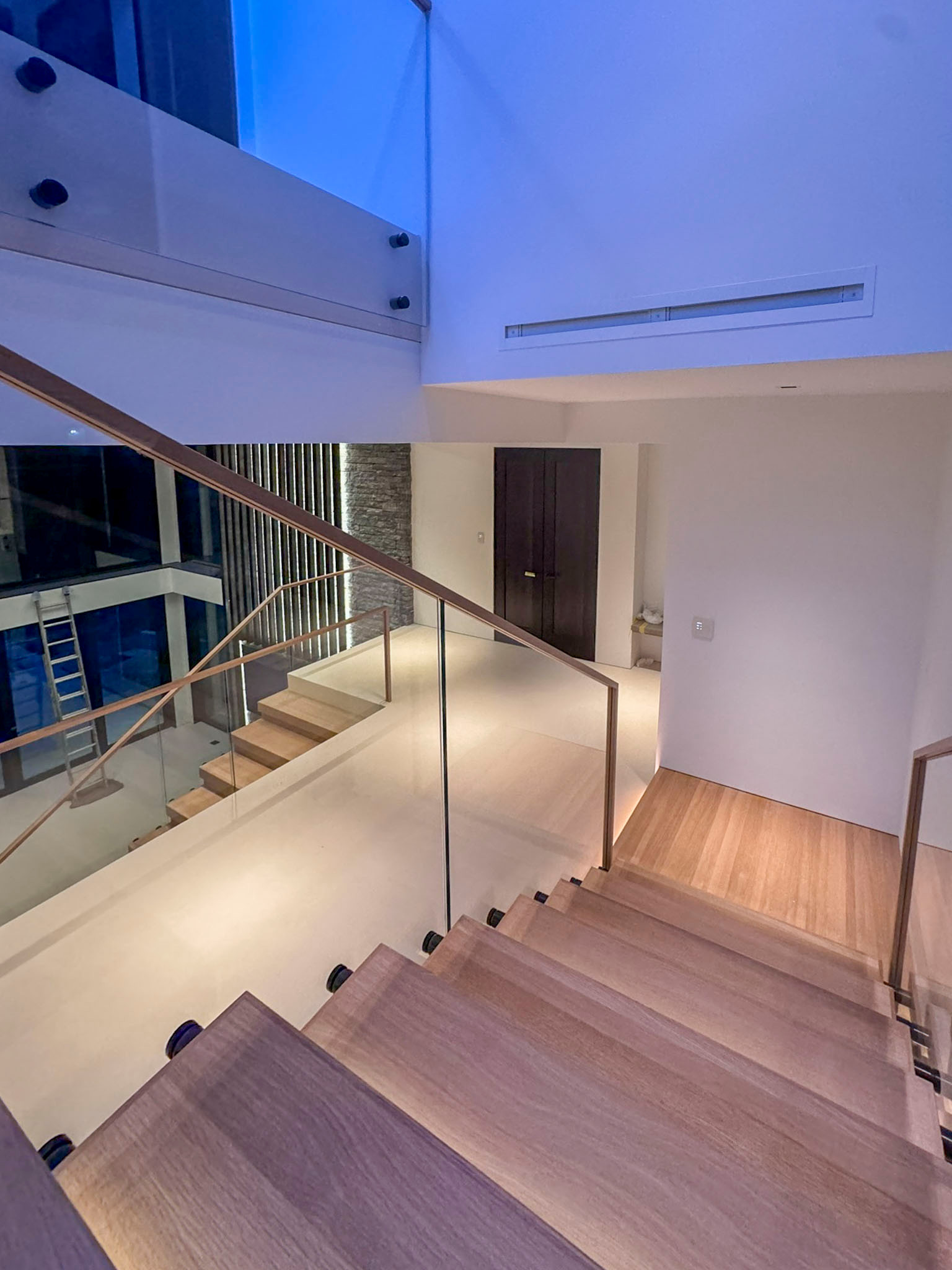 126_Visually Open and Light Contemporary Staircase, Mclean, VA 22102