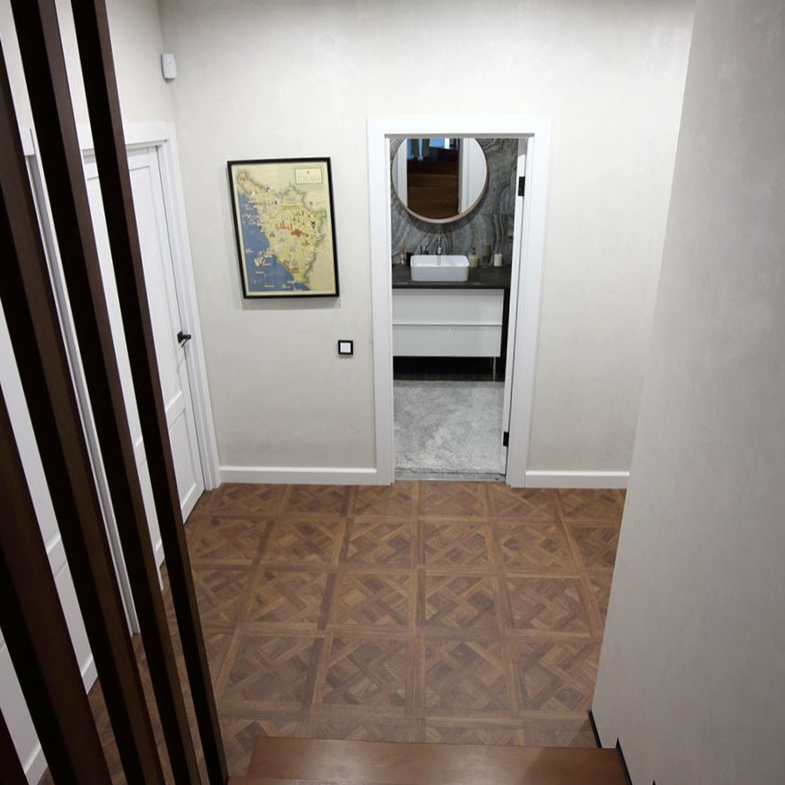 Реализованный интерьер таунхауса в Афонино