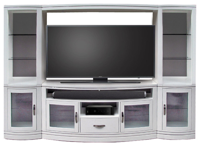 Parker House Metropolitan 3 Piece Set Entertainment Wall Cottage Parker House Metropolitan 3 Piece Set Entertainment Wall Cottage White