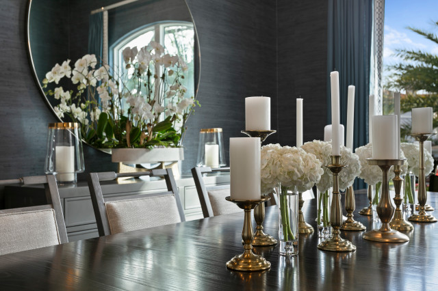 Sunset Blvd. - Transitional dining-room