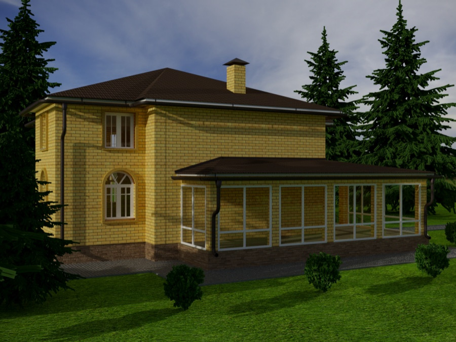 Проект дома Лаишевский район, д..Караишево