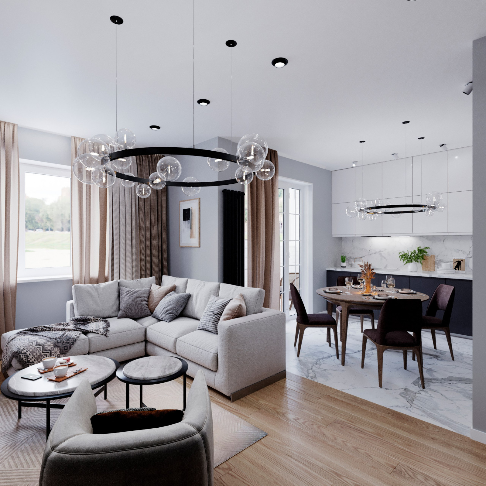 Western residence. Часть #1 Визуализации